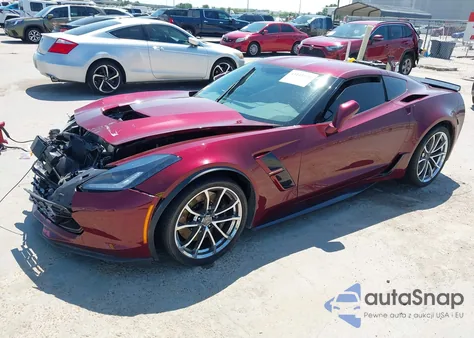 2019 Chevrolet Corvette Grand Sport 1Lt из США, поврежденный, VIN 1G1YW2D72K5115394